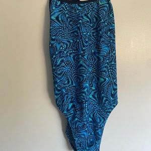 Women’s blue Nike one piece swimsuit